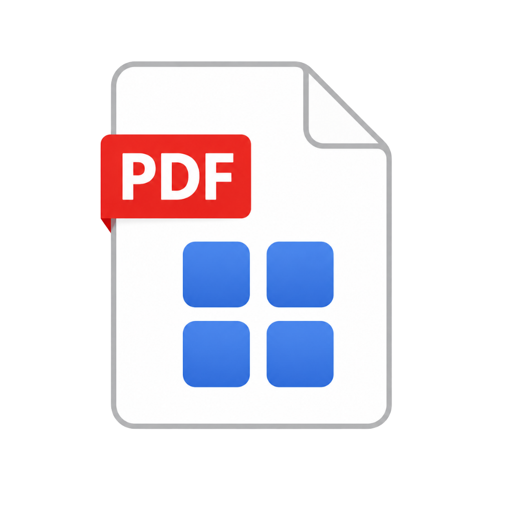 Organize PDF icon