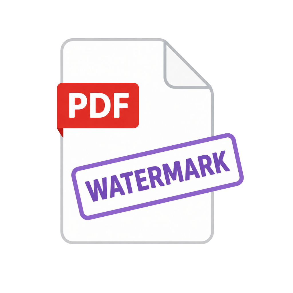 Watermark PDF icon