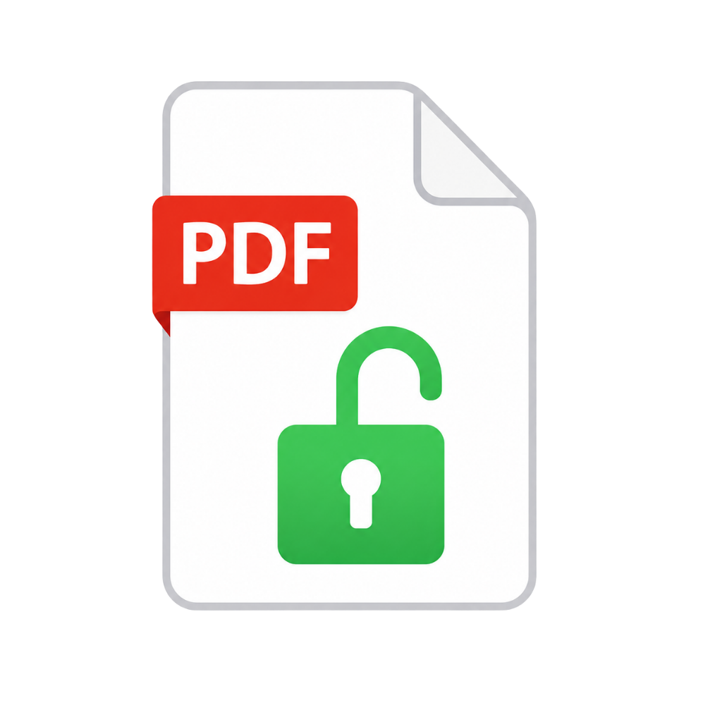 Unlock PDF icon