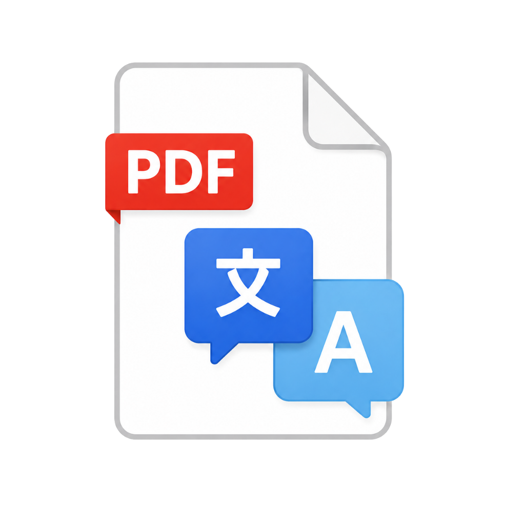 Translate PDF icon
